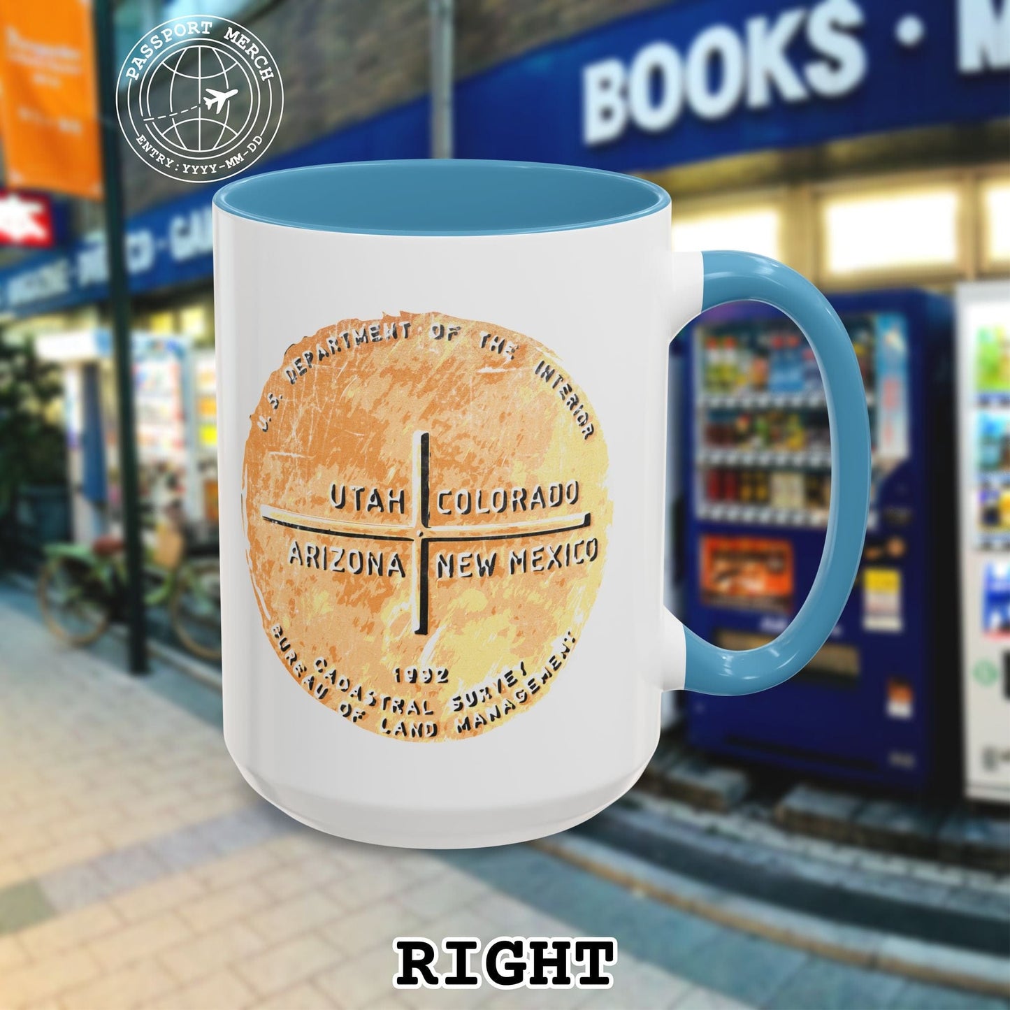 Four Corners - Utah, Colorado, Arizona, New Mexico 15oz Mug