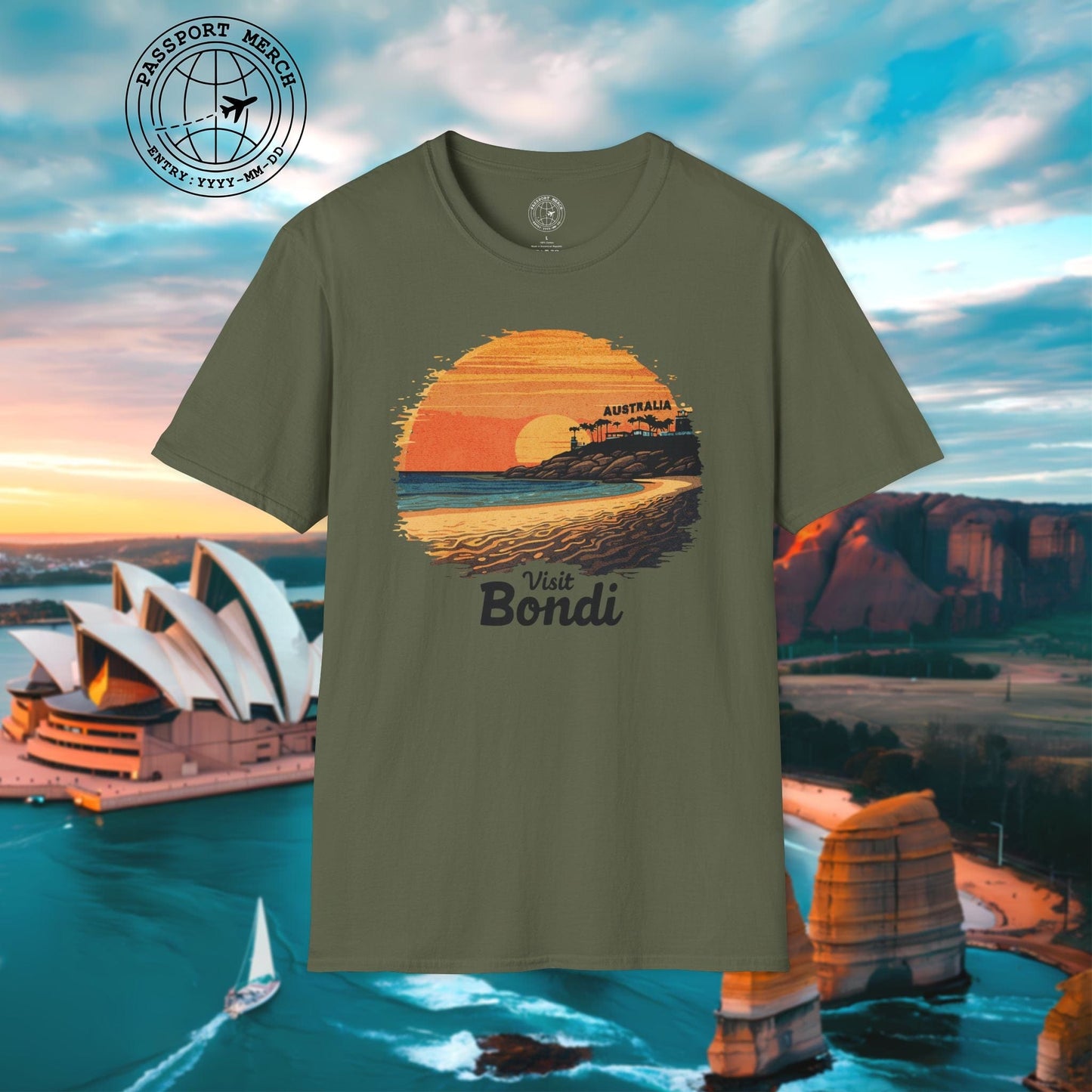 Visit Bondi Beach, Australia T-Shirt