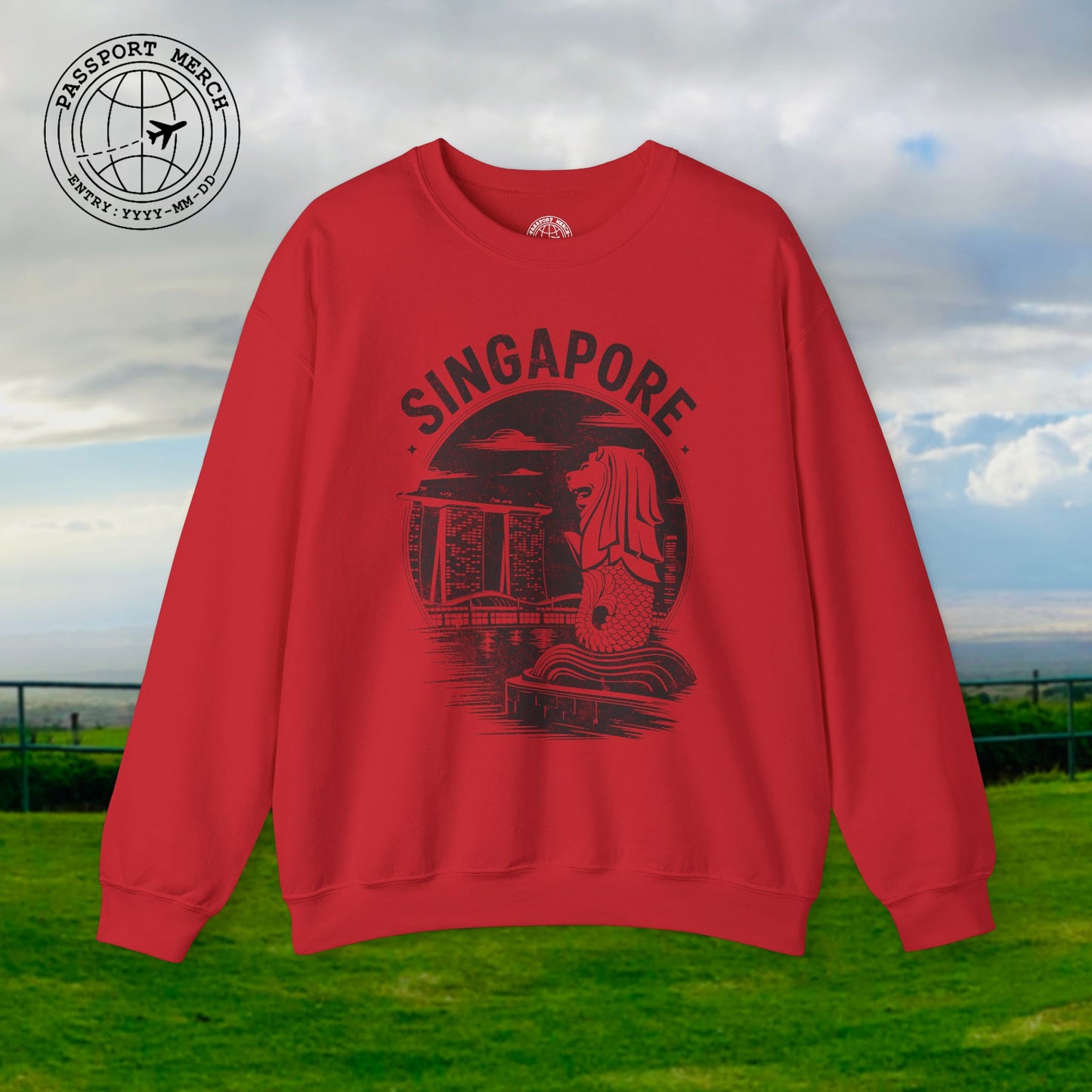 Vintage Singapore Merlion Crewneck