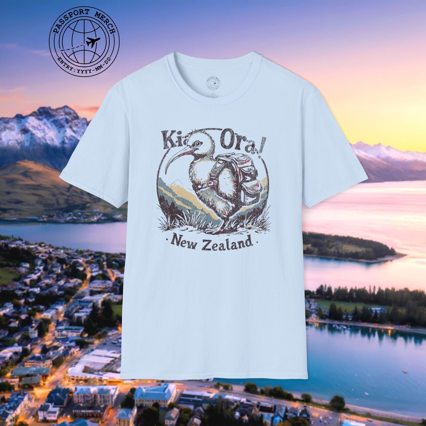 Kia Ora Kiwi, New Zealand T-Shirt