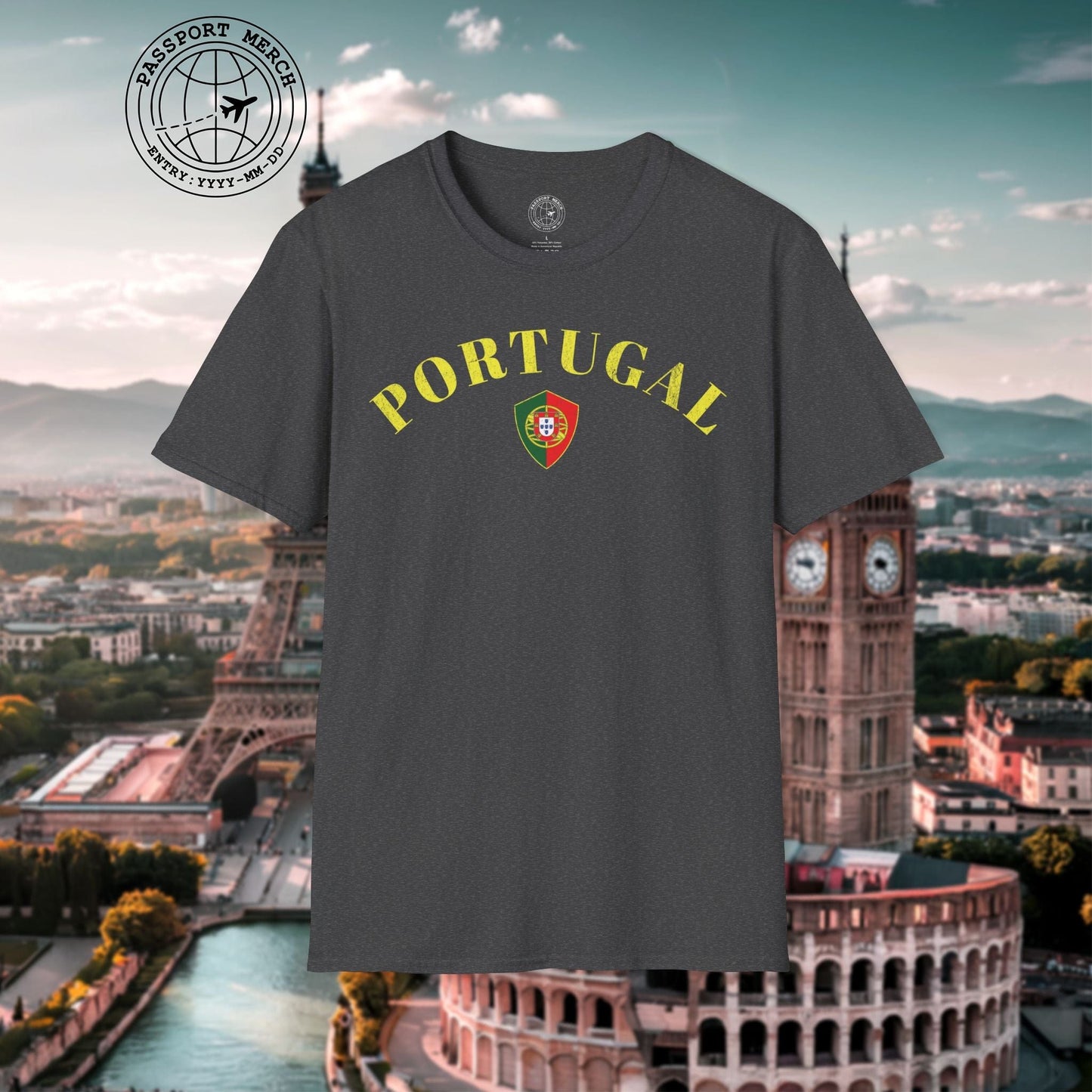 Portugal Coat of Arms Flag Shield T-Shirt