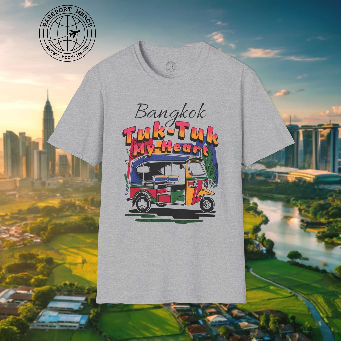 Bangkok Tuk-Tuk My Heart Thailand T-Shirt