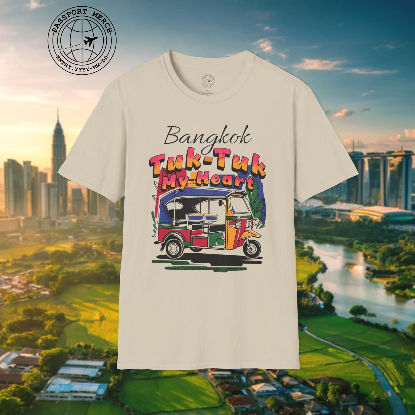 Bangkok Tuk-Tuk My Heart Thailand T-Shirt