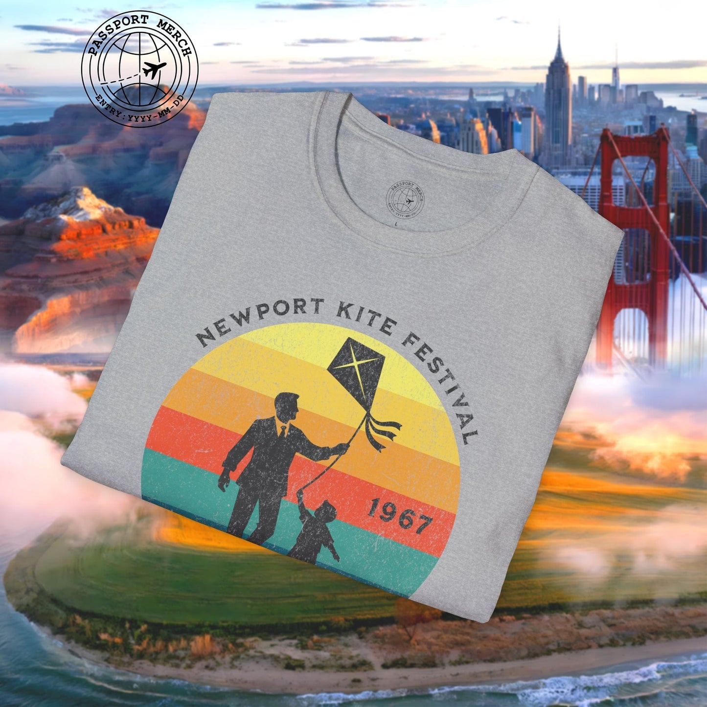 Vintage Newport Oregon Kite Festival T-Shirt