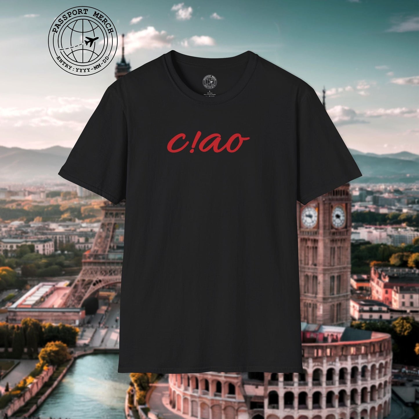 c!ao with Authority! Italy T-Shirt