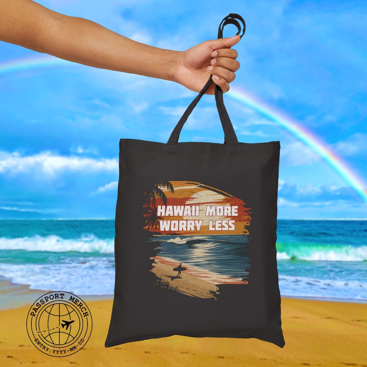 Hawaii More Worry Less Tote Bag