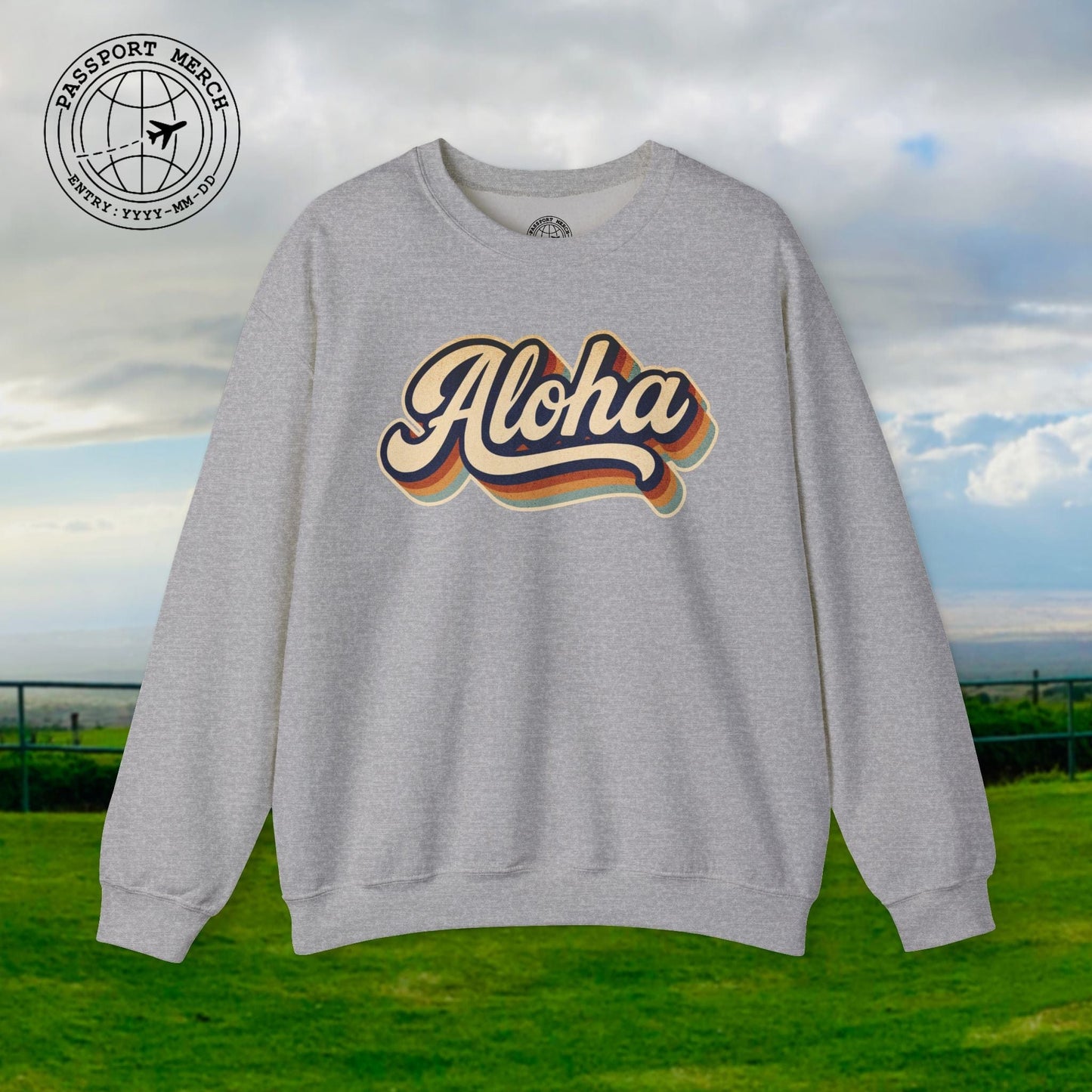 Classic 70s, Aloha, Hawaii Crewneck