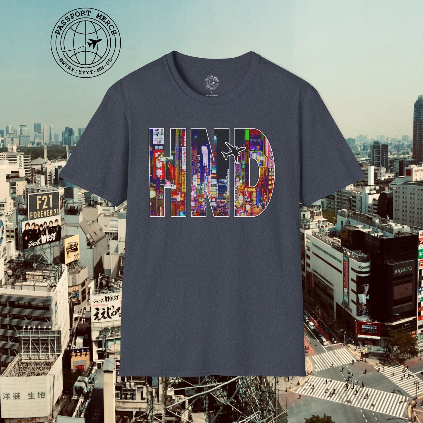 Airport Window Haneda Tokyo Japan HND T-Shirt