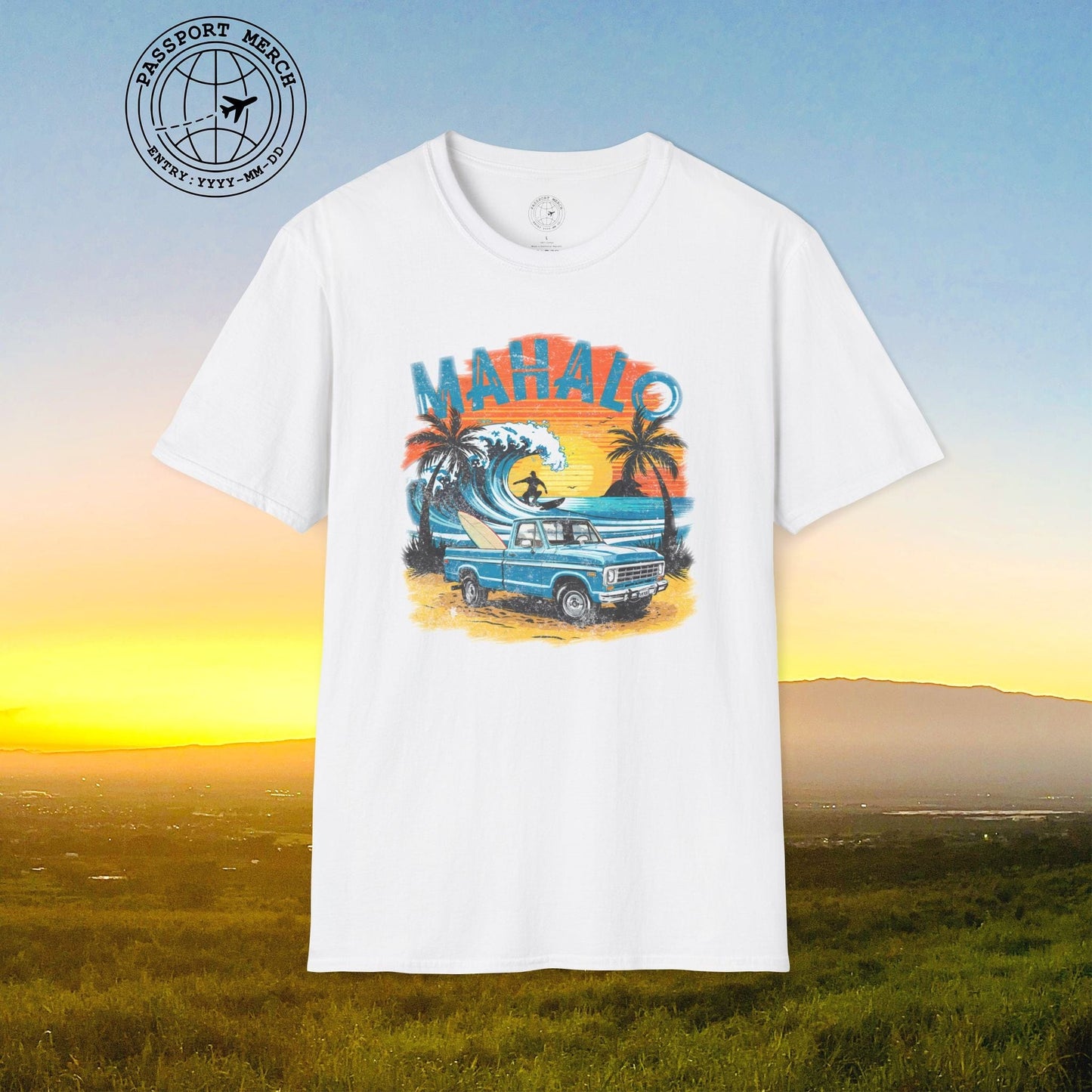 Retro Truck Hawaii Mahalo T-Shirt