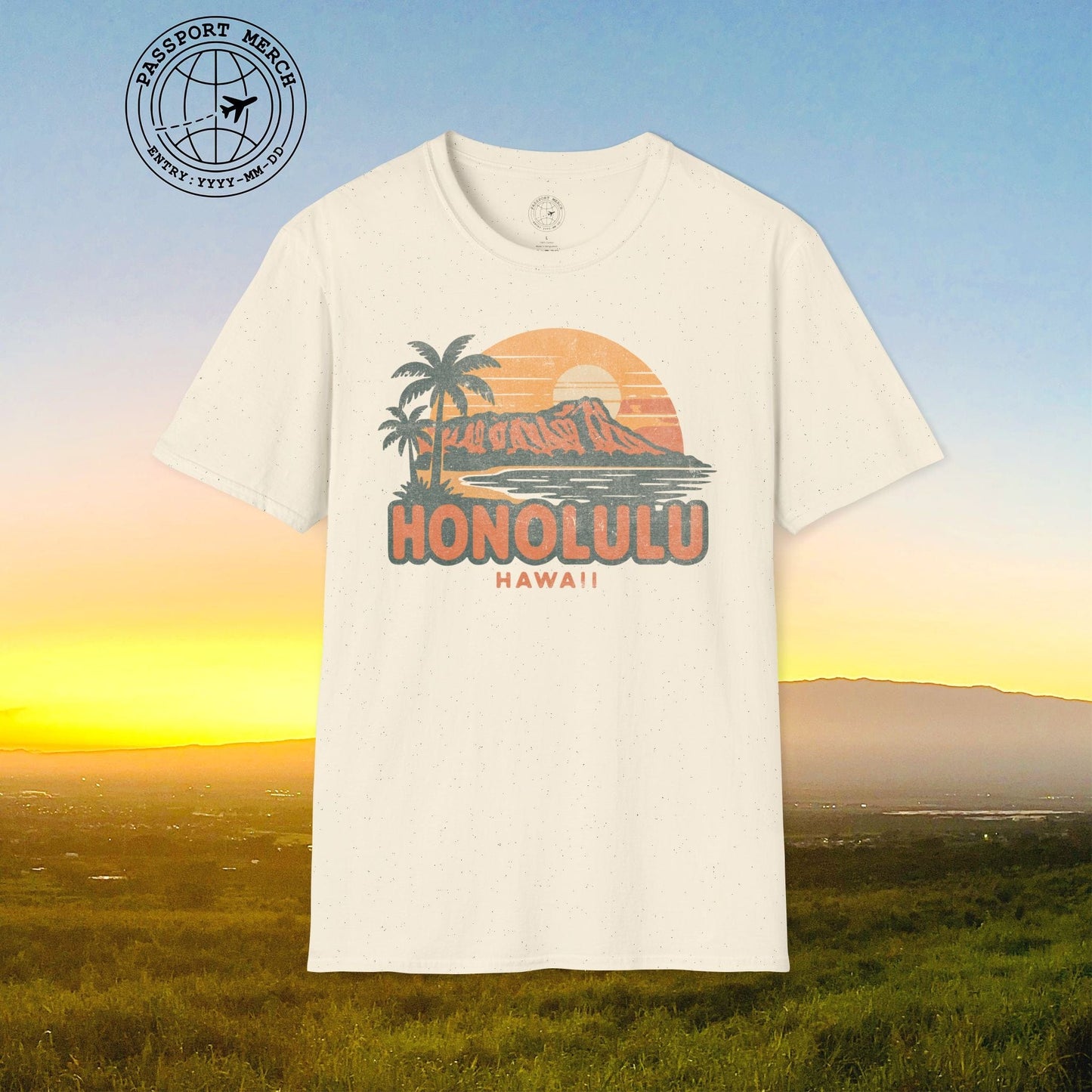 Honolulu, Oahu, Hawaii - 80's Vintage T-Shirt