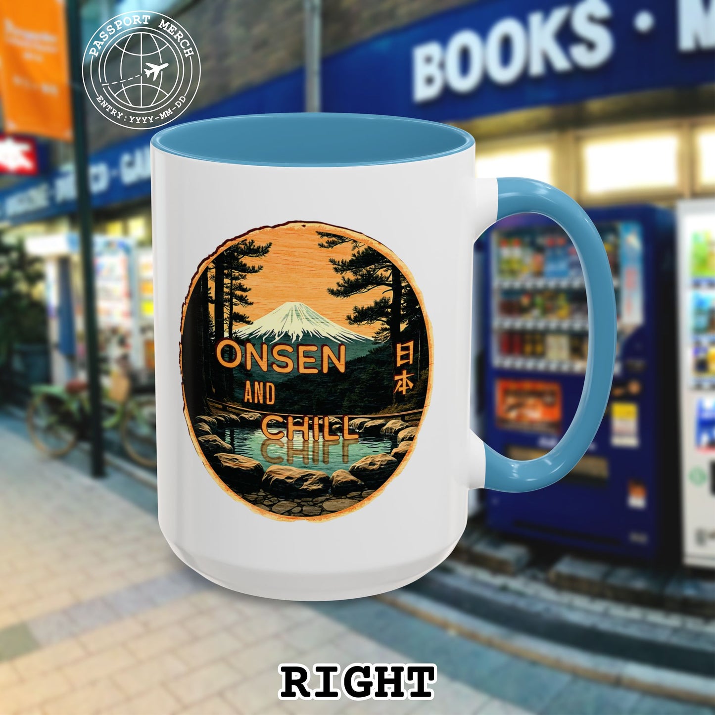 Onsen and Chill, Japan 15oz Mug