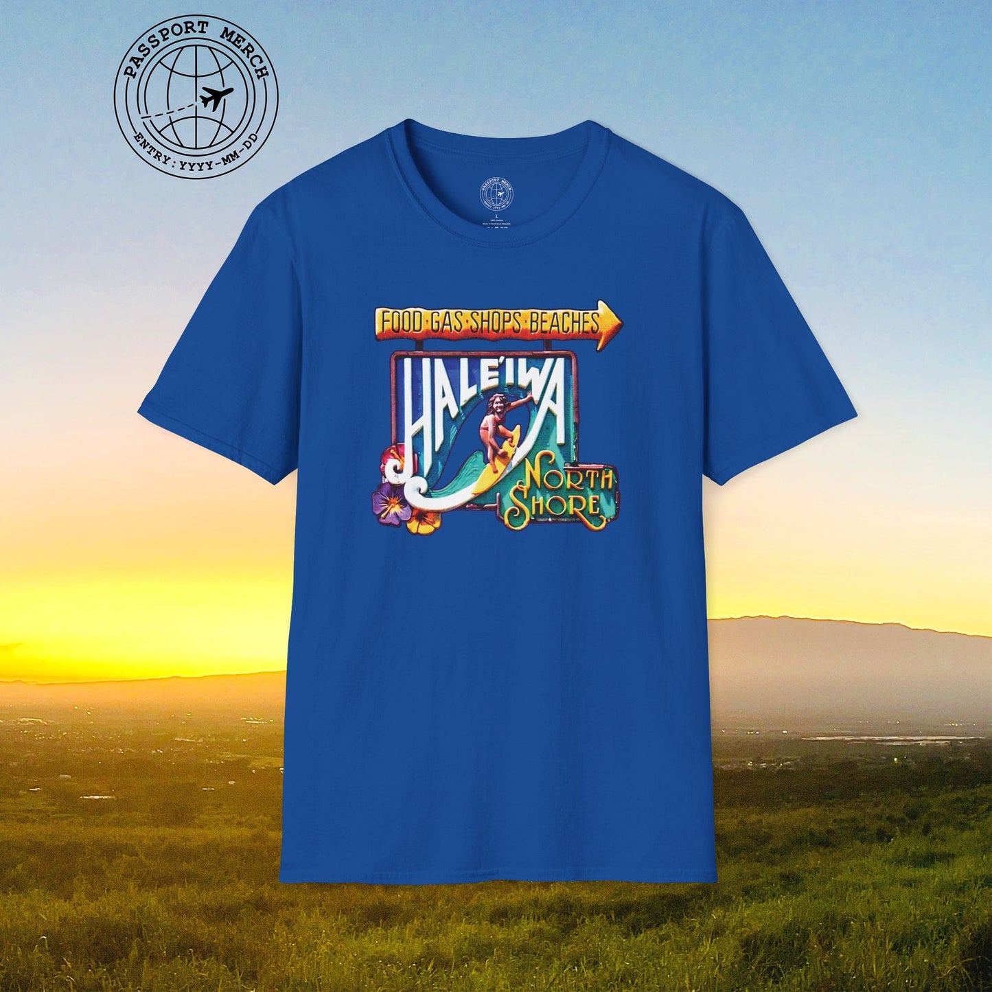 Signs of Wanderlust, Hale'iwa (South) Oahu, Hawaii T-Shirt