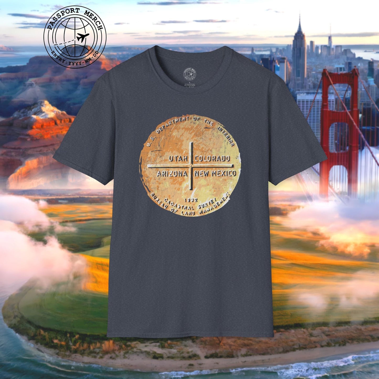 Four Corners - Utah, Colorado, Arizona, New Mexico T-Shirt