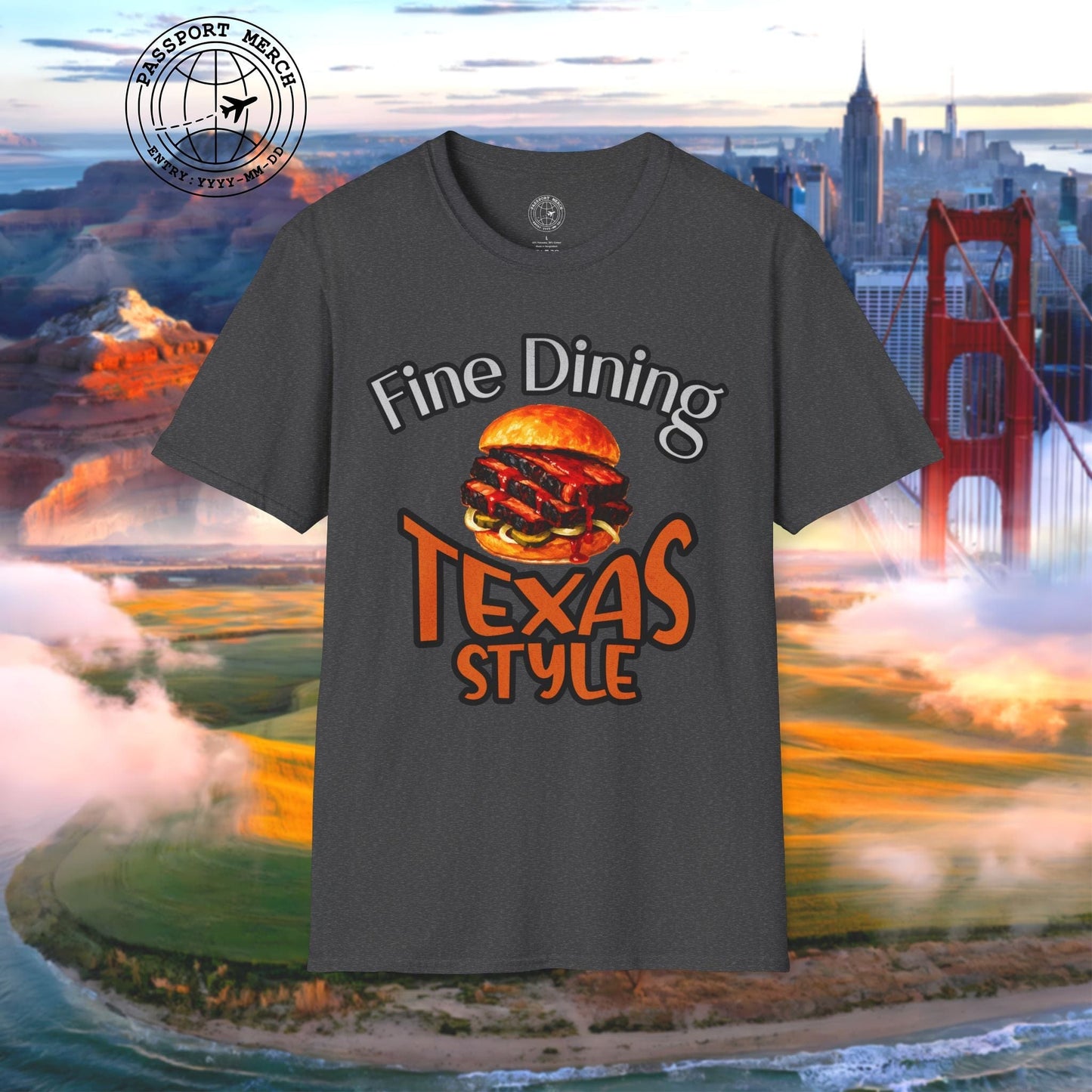 BBQ Brisket Fine Dining Texas Style T-Shirt