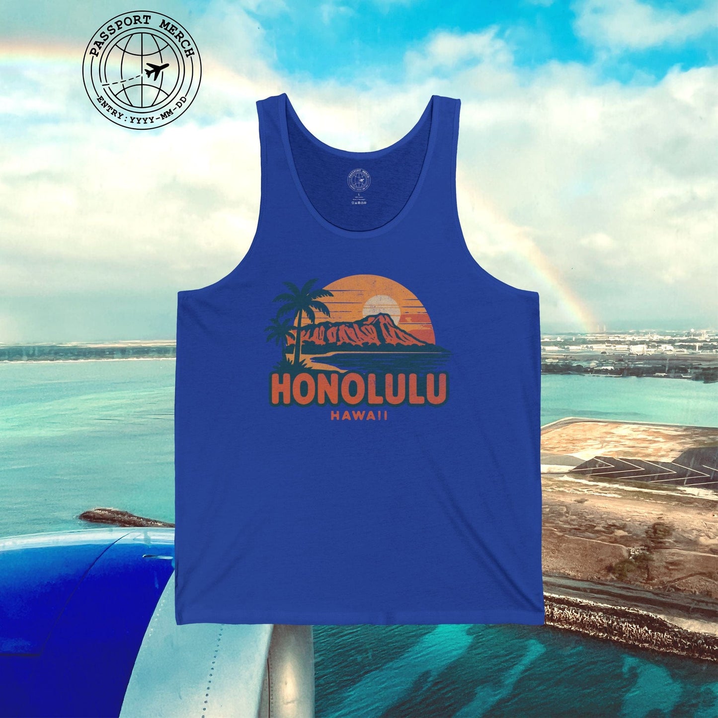 Honolulu, Oahu, Hawaii - 80's Vintage Tank Top