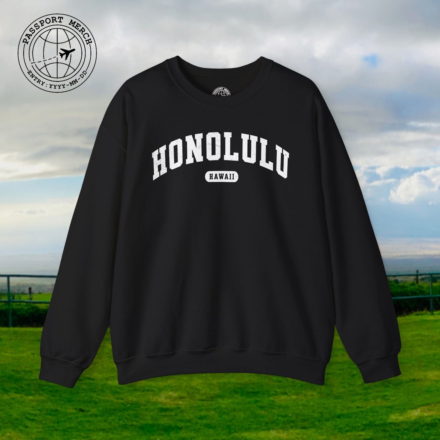 Classic Athletic, Honolulu, Hawaii (Fan Service) Crewneck