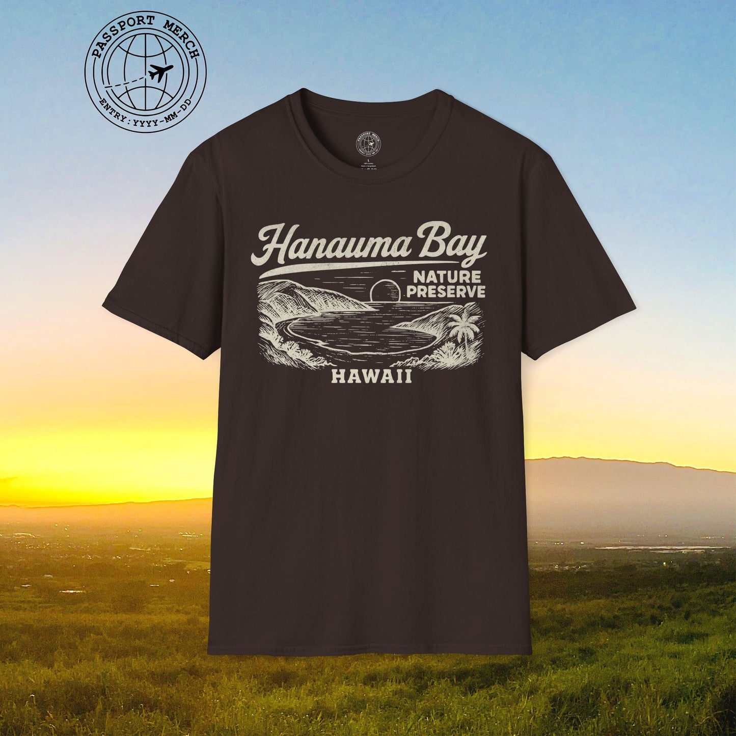 Hanauma Bay Vintage Monochrome, Hawaii T-Shirt