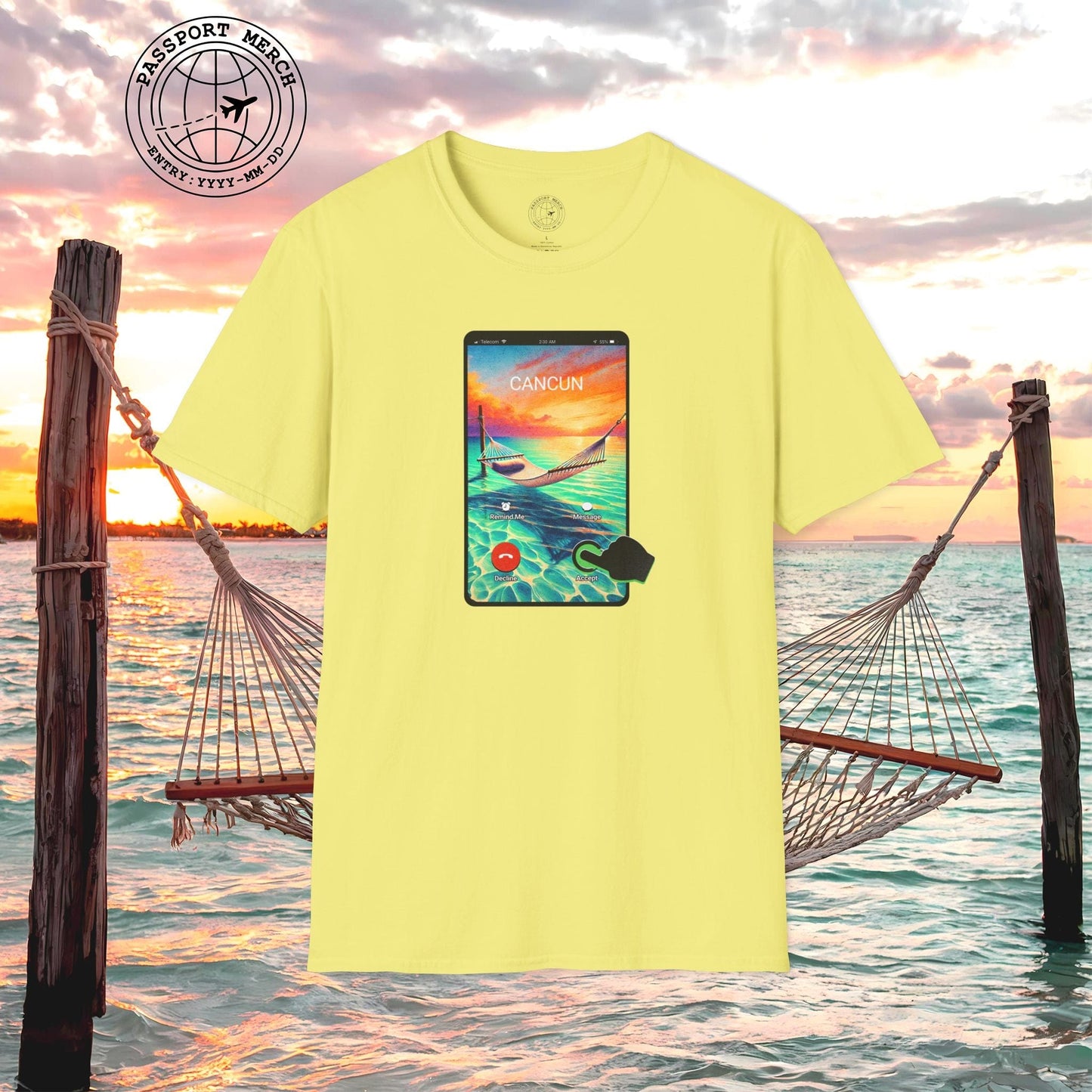 Cancun is calling. Accept. Mexico T-Shirt