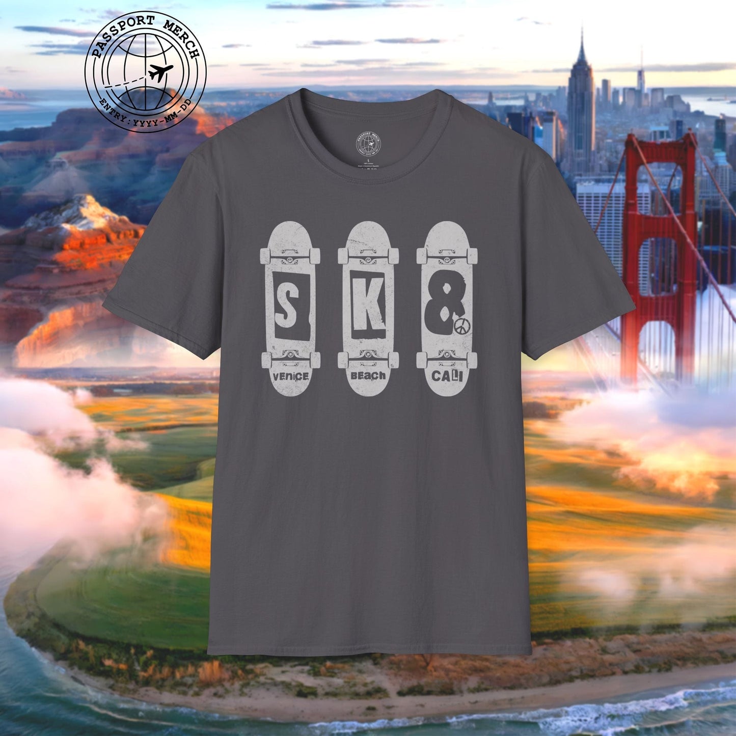 Venice Beach California SK8 T-Shirt