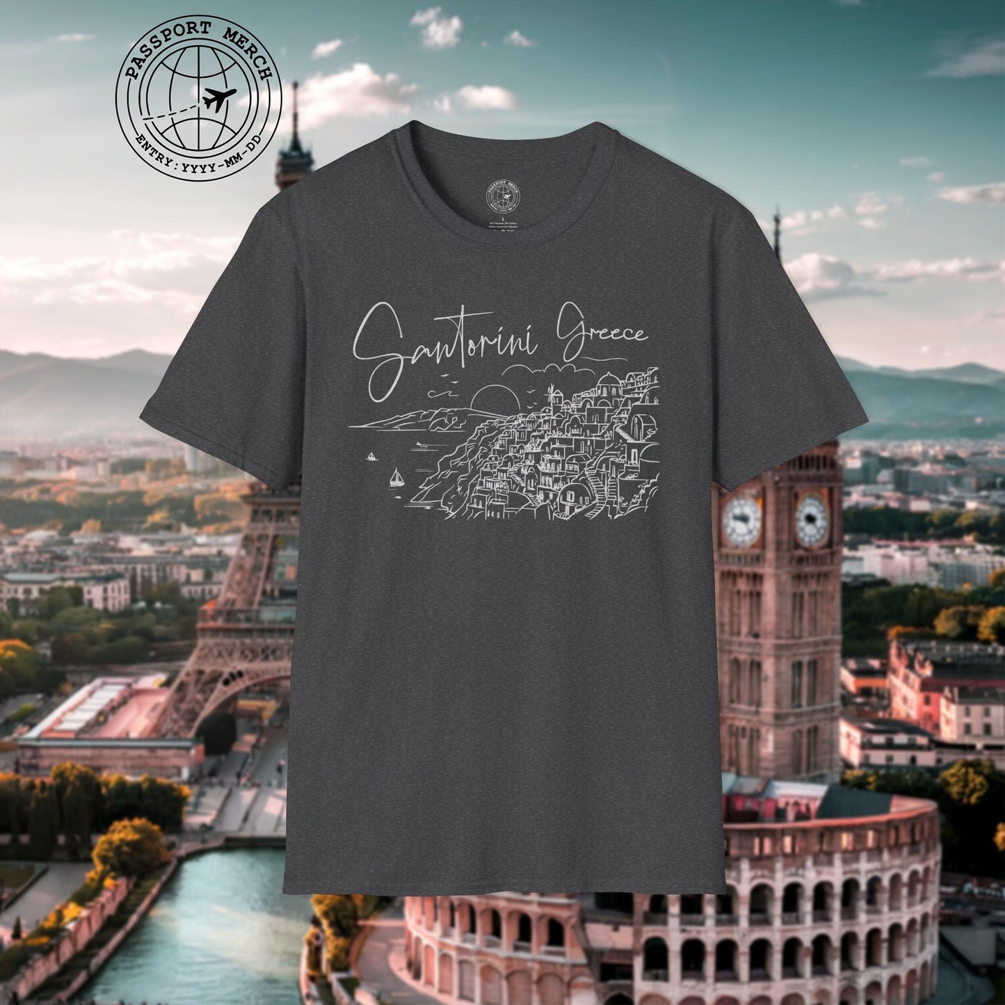 Santorini Dreaming Greece T-Shirt