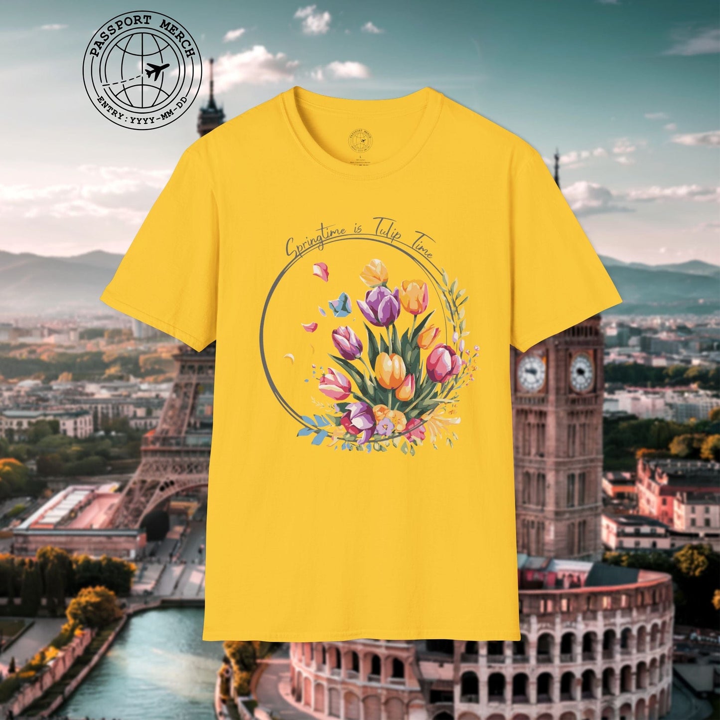 Springtime is Tulip Time in Holland T-Shirt