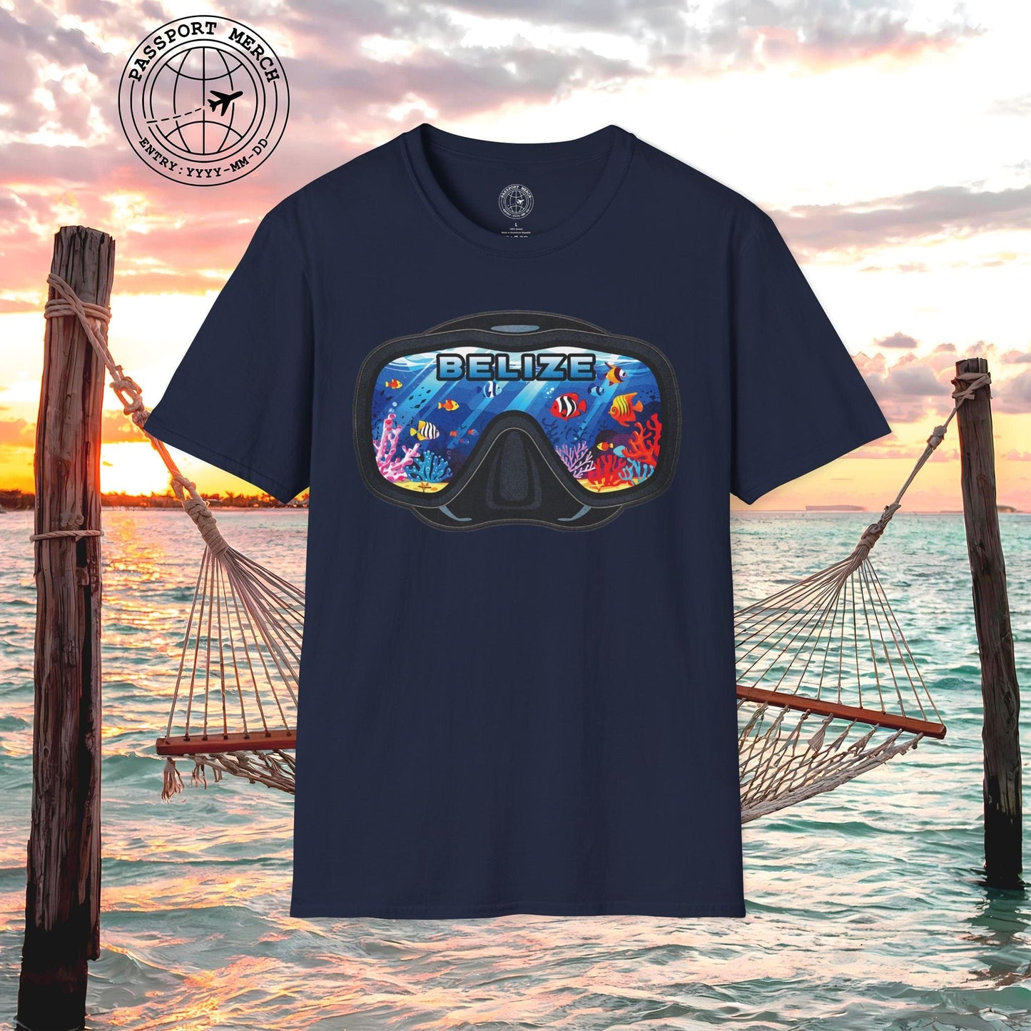 Underwater Reflections of Belize T-Shirt