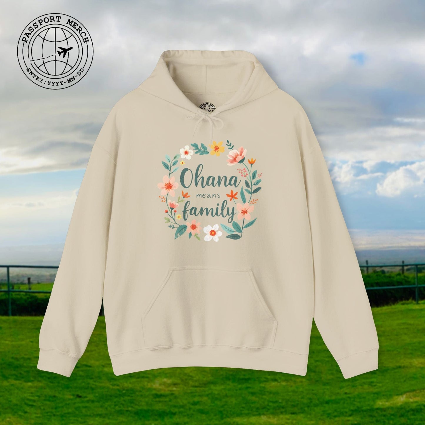 Ohana Means Family, Hawaii Hoodie