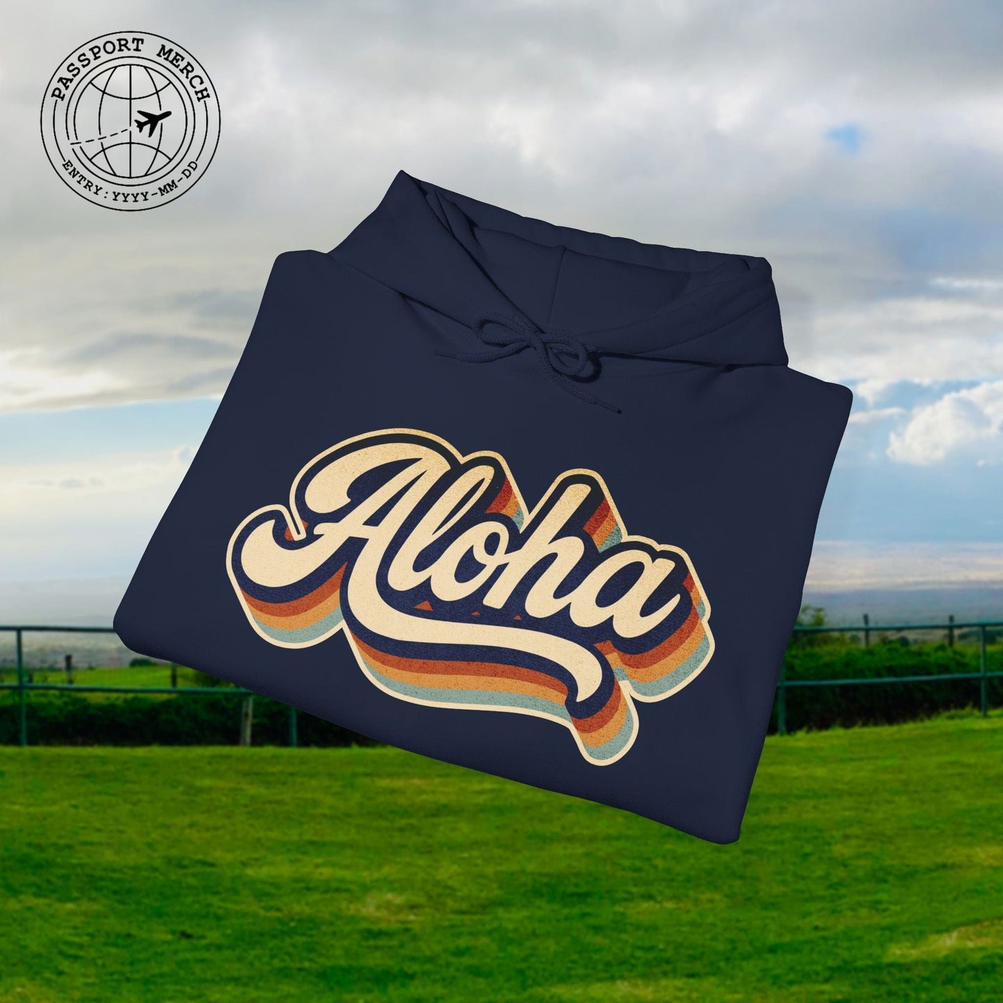 Classic 70s, Aloha, Hawaii Hoodie
