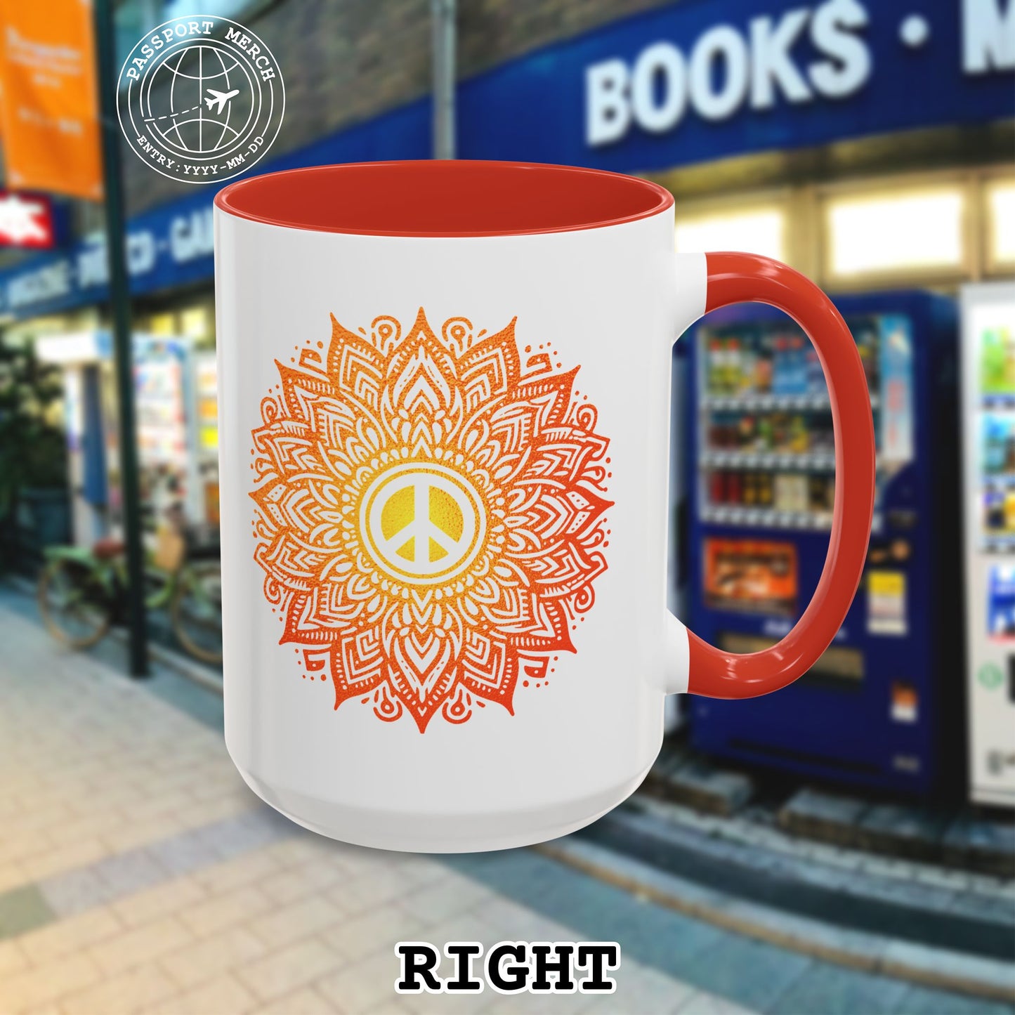 Peace Mandala India 15oz Mug