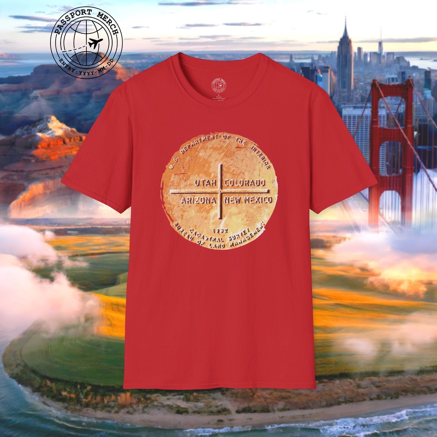 Four Corners - Utah, Colorado, Arizona, New Mexico T-Shirt