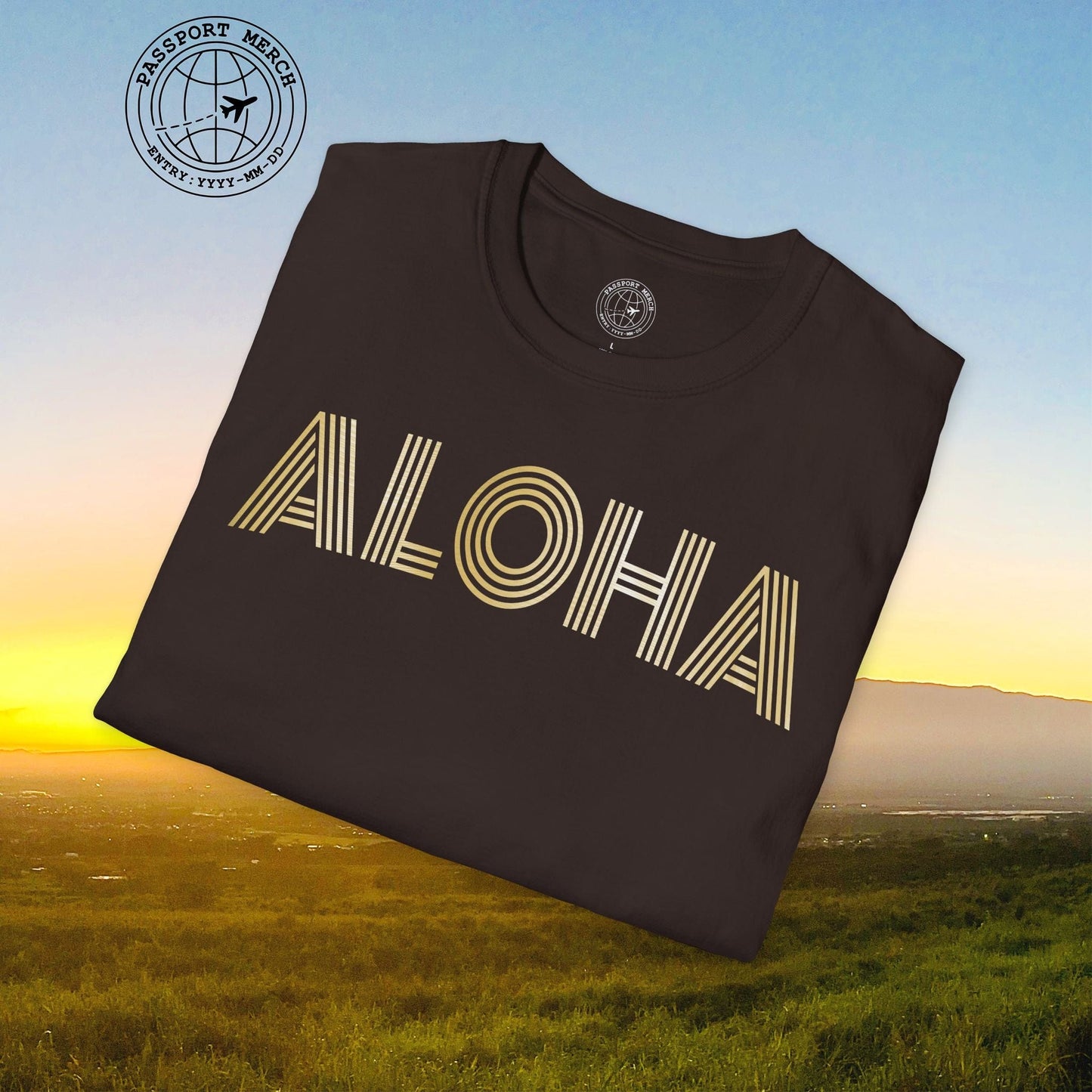 Retro Bling Aloha, Hawaii T-Shirt