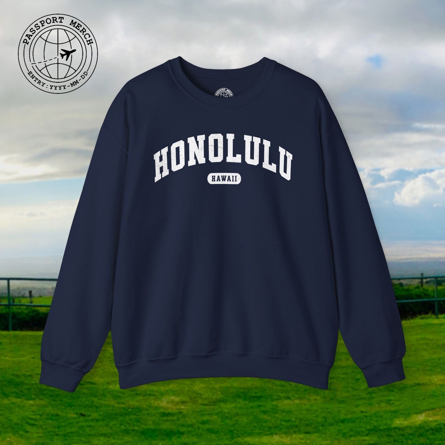 Classic Athletic, Honolulu, Hawaii (Fan Service) Crewneck