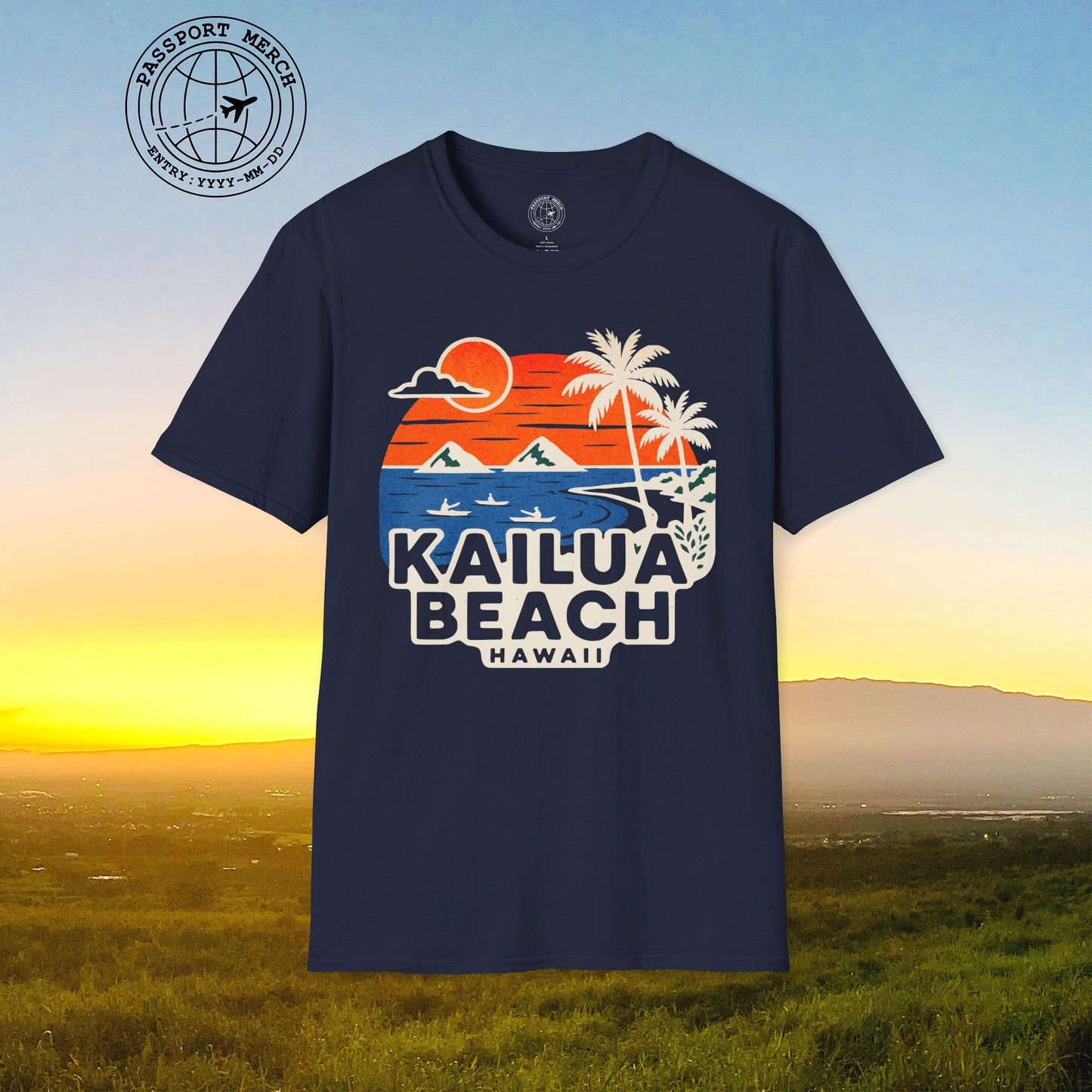 Kailua Beach, Hawaii - 80's Vintage T-Shirt