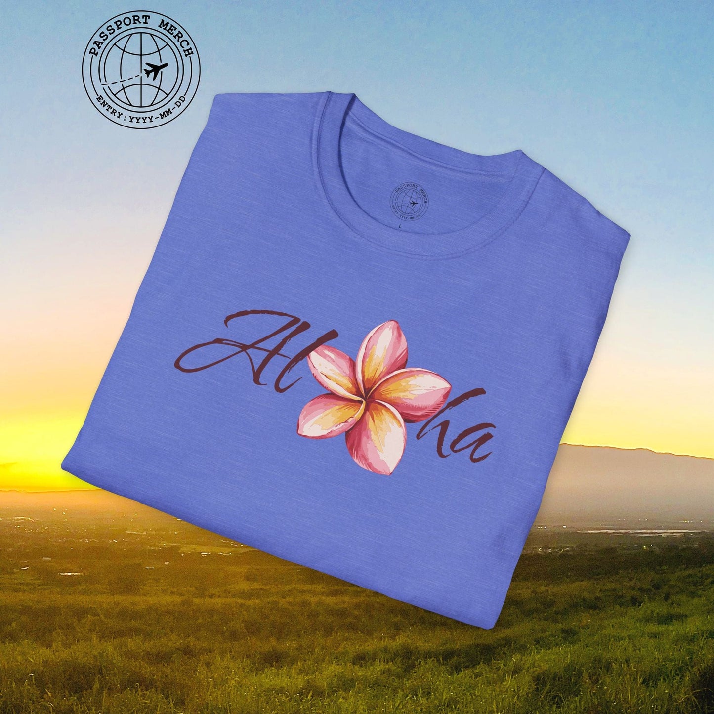 Aloha Watercolor Plumeria, Hawaii T-Shirt