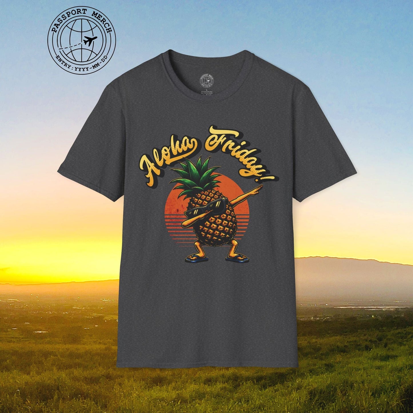 Aloha Friday Dabbing Pineapple Hawaii T-Shirt