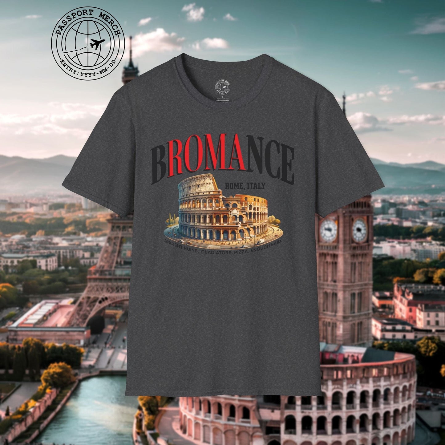 bROMAnce, Rome Italy T-Shirt