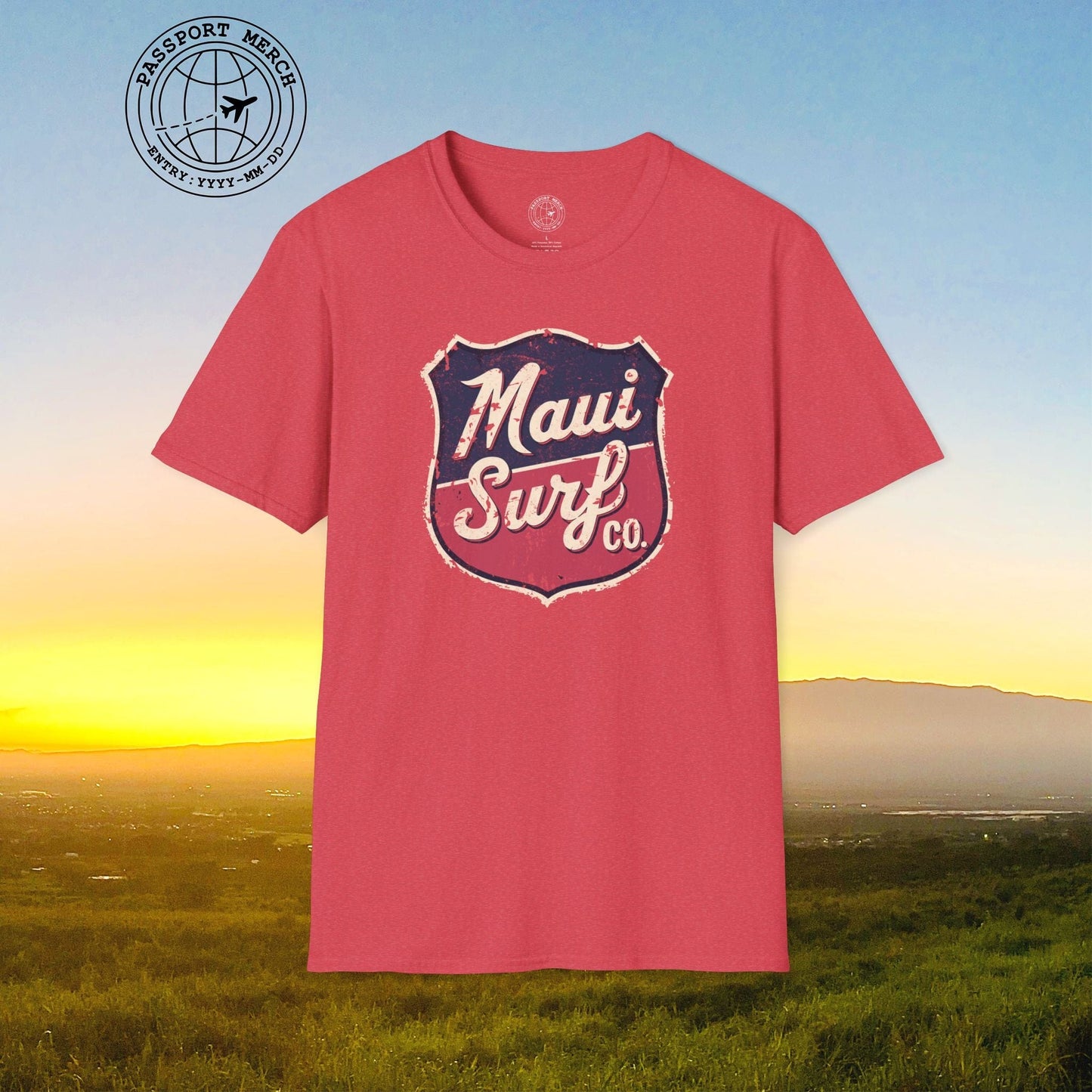 Vintage Maui Surf Co. Shield Hawaii T-Shirt