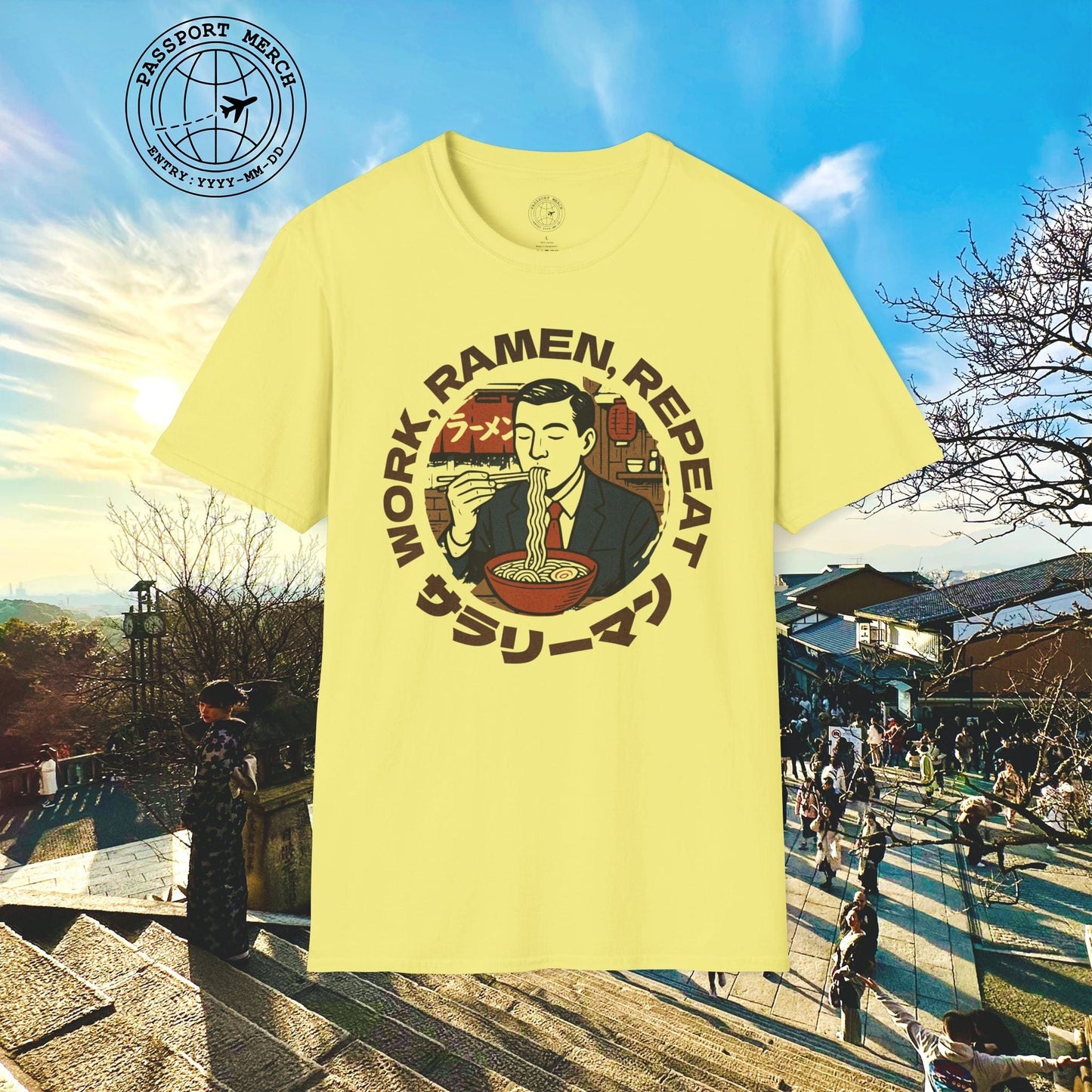 Salaryman - Work, Ramen, Repeat, Japan T-Shirt