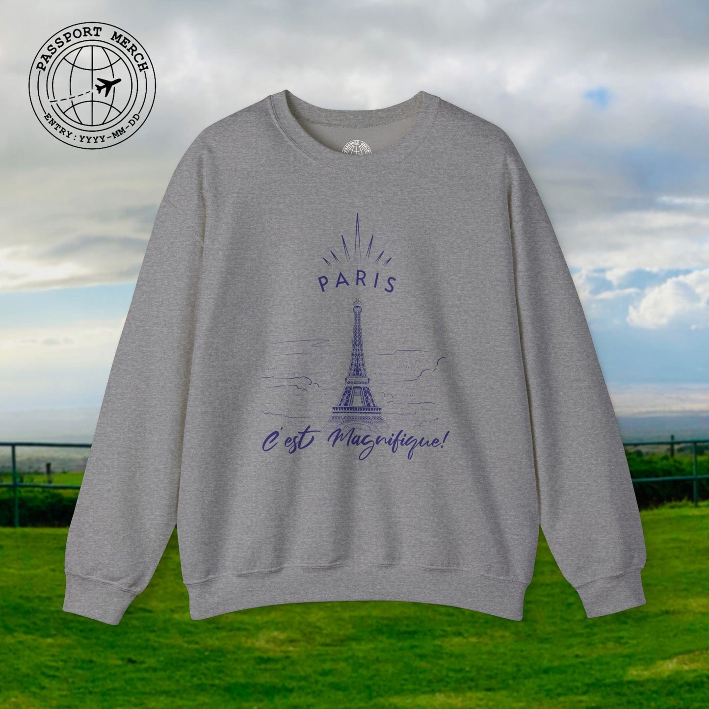 Paris C'est Magnifique France Crewneck