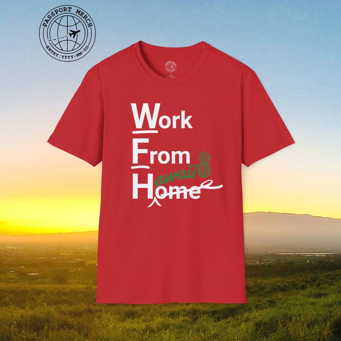 WFH, Work From Hawaii T-Shirt