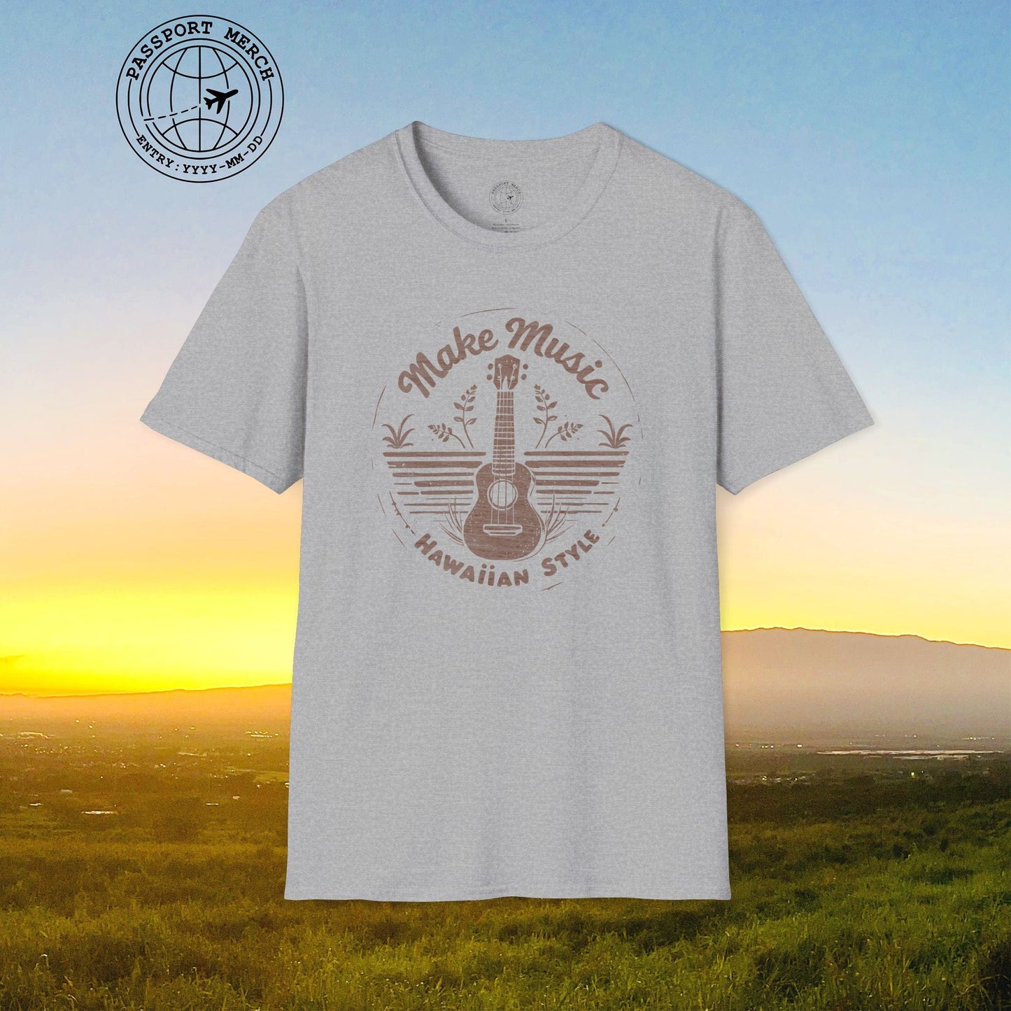 Make Music Hawaiian Style T-Shirt