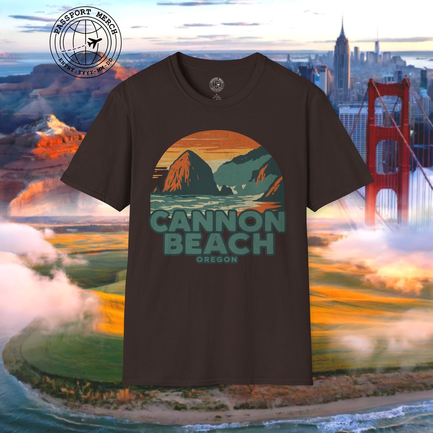 Cannon Beach, Oregon - 80's Vintage T-Shirt