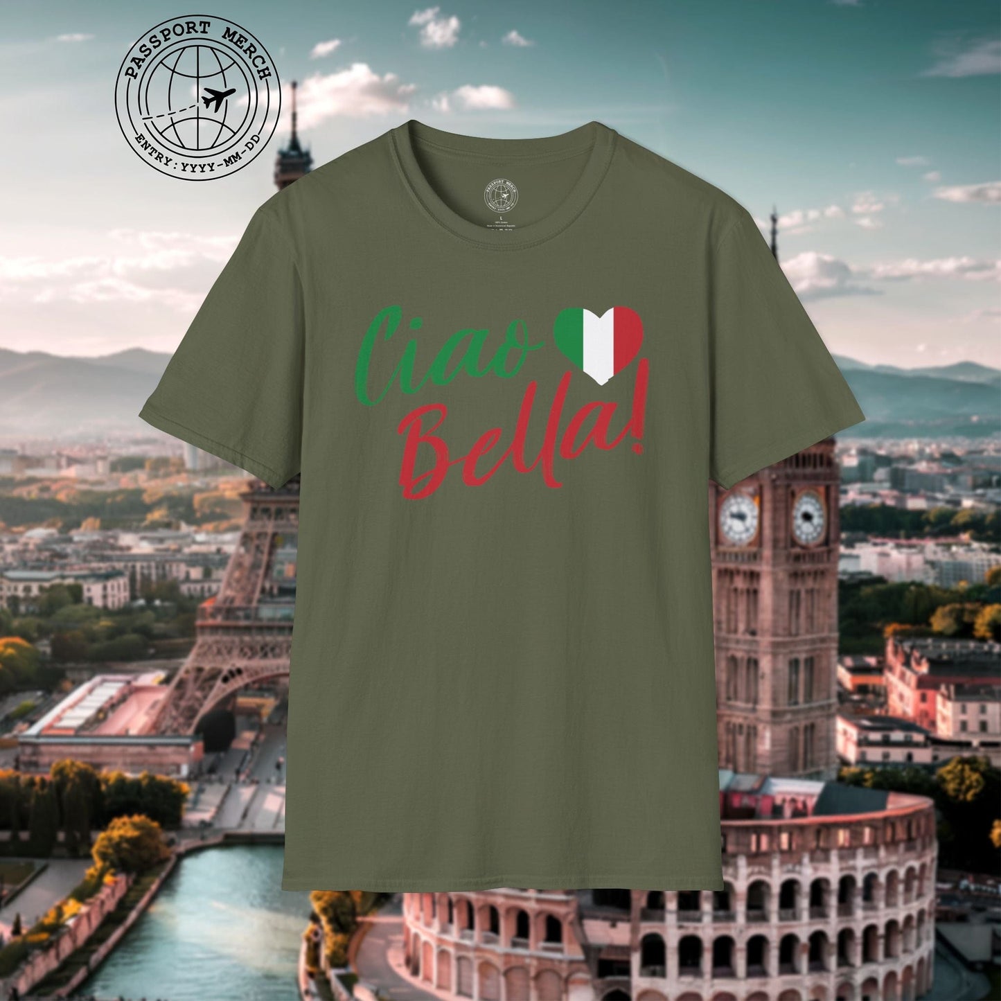Ciao Bella Heart Italy T-Shirt