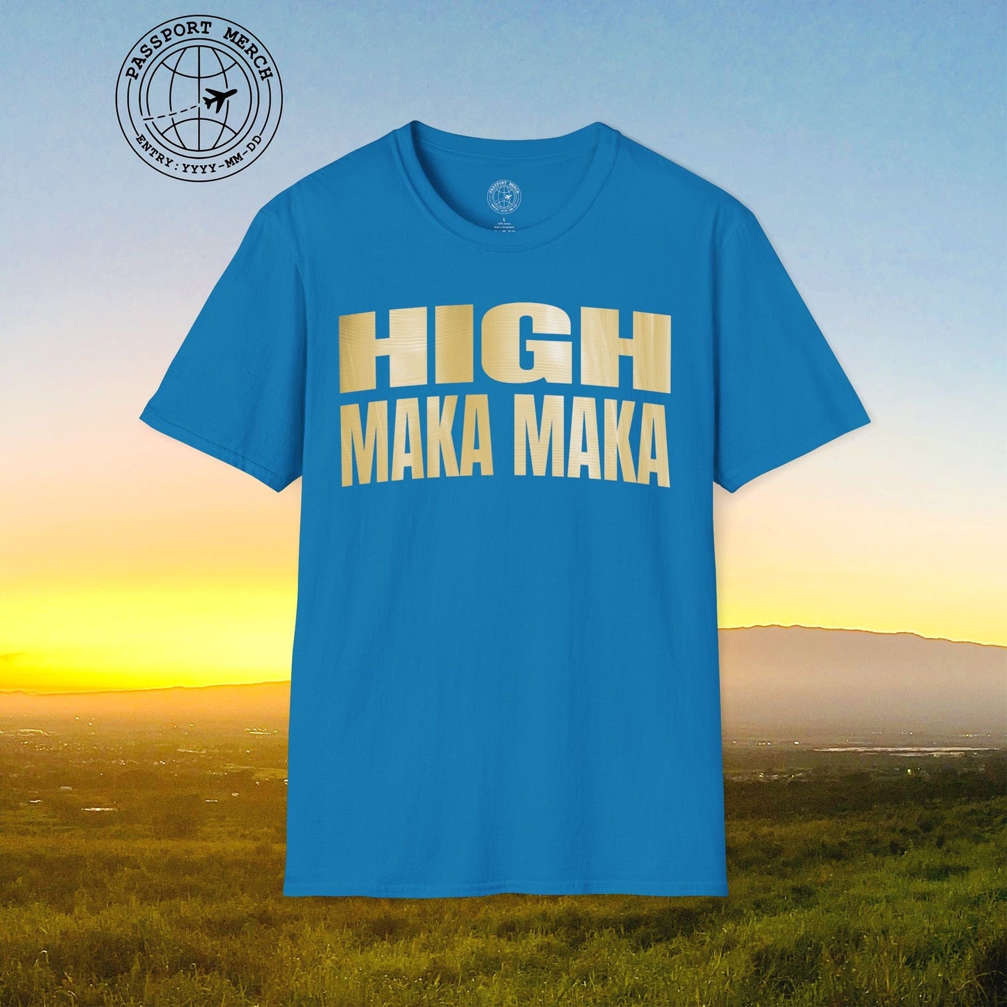 Bullion Gold High Maka Maka, Hawaii T-Shirt