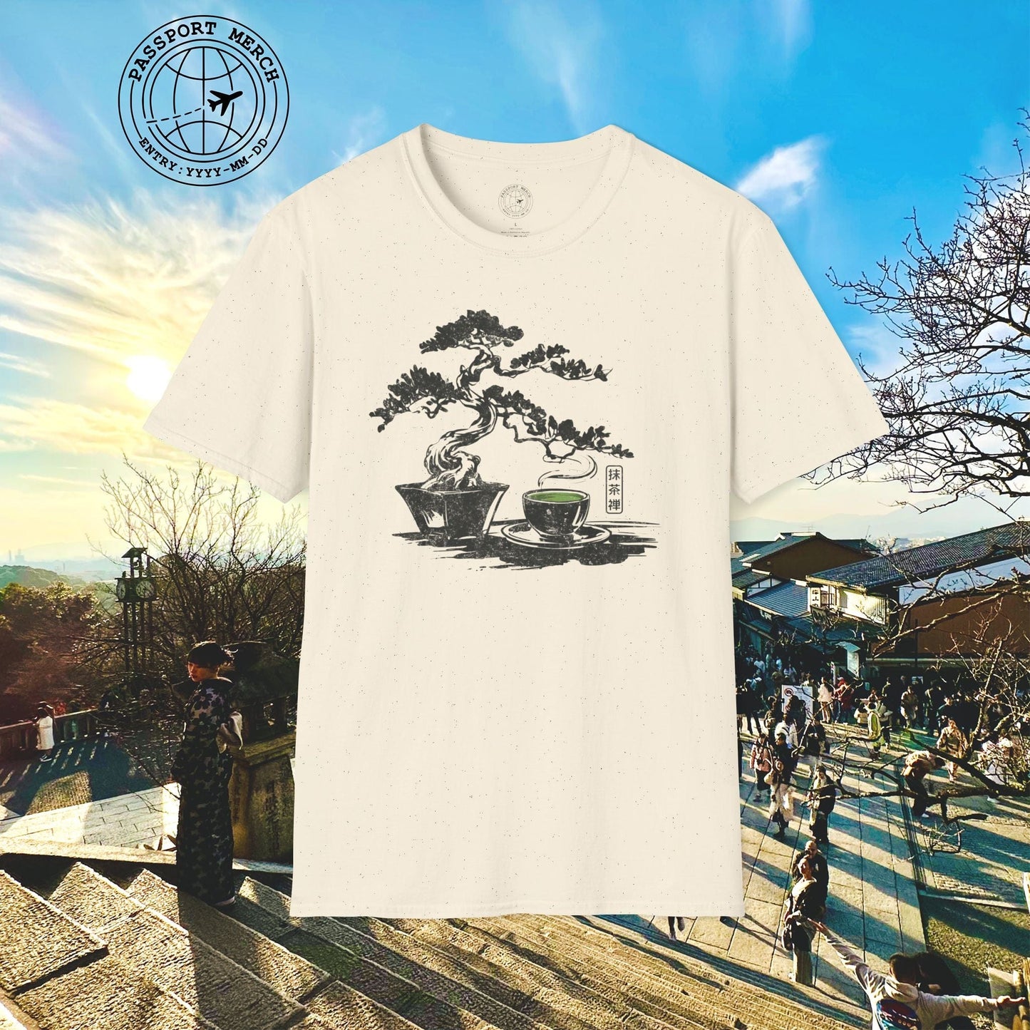 Vintage Matcha Zen, Japan T-Shirt