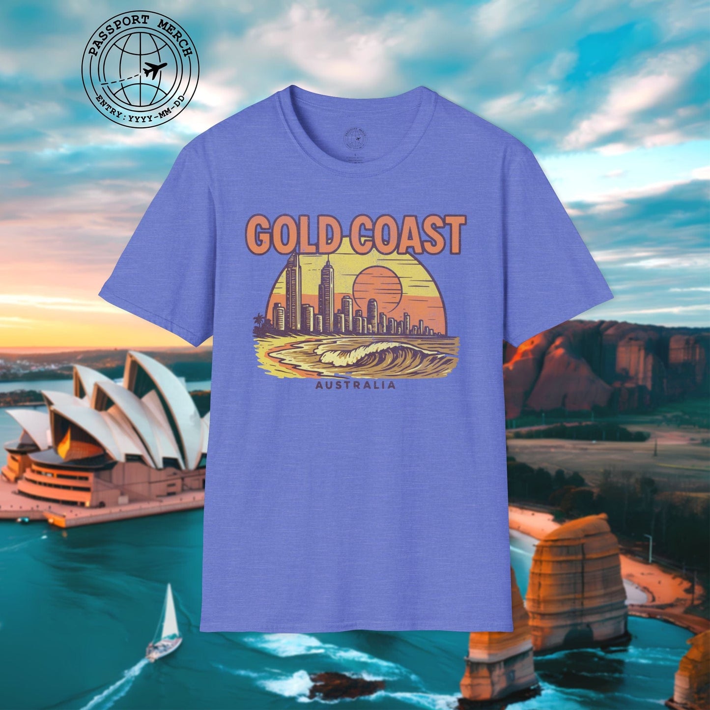 Gold Coast, Australia - 80's Vintage T-Shirt