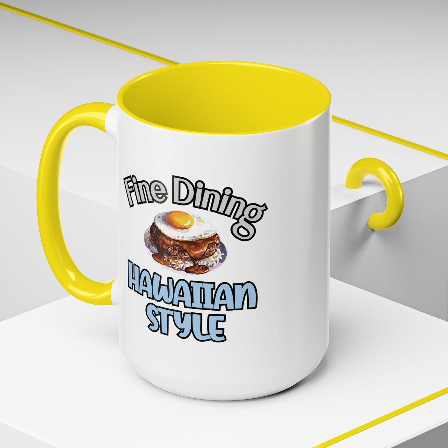 Loco Moco Fine Dining Hawaiian Style 15oz Mug