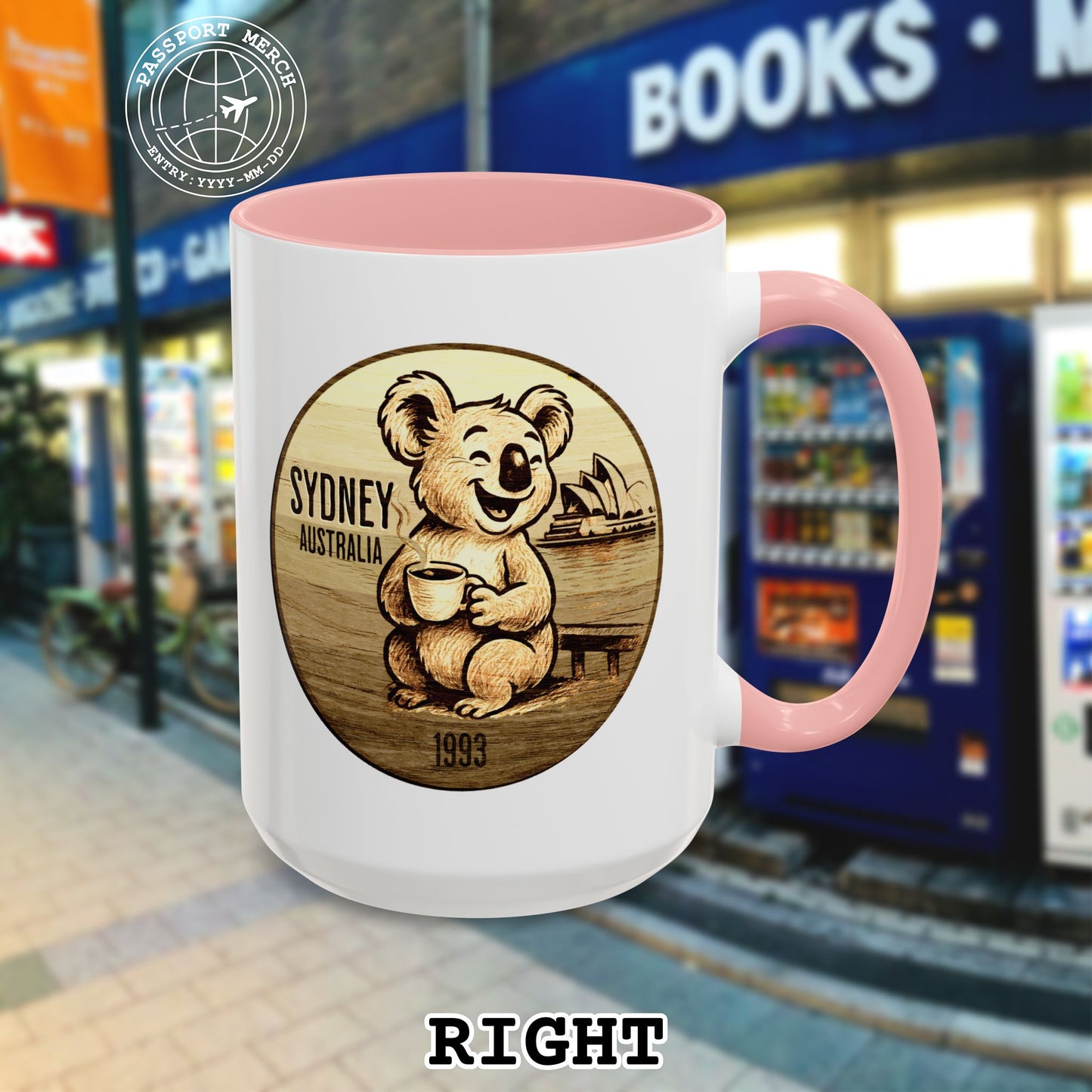 Vintage Koala & Coffee in Sydney, Australia 15oz Mug