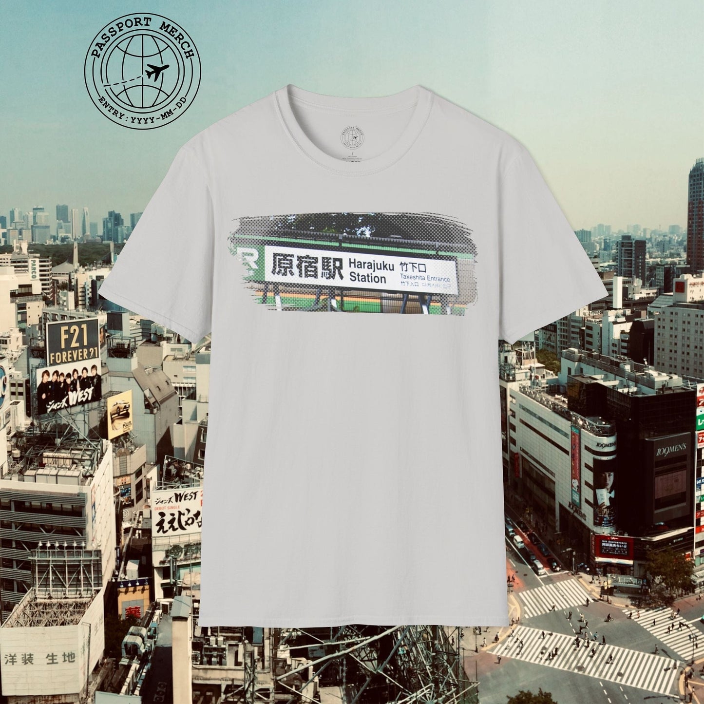 Signs of Wanderlust, Takeshita Street Harajuku Japan T-Shirt