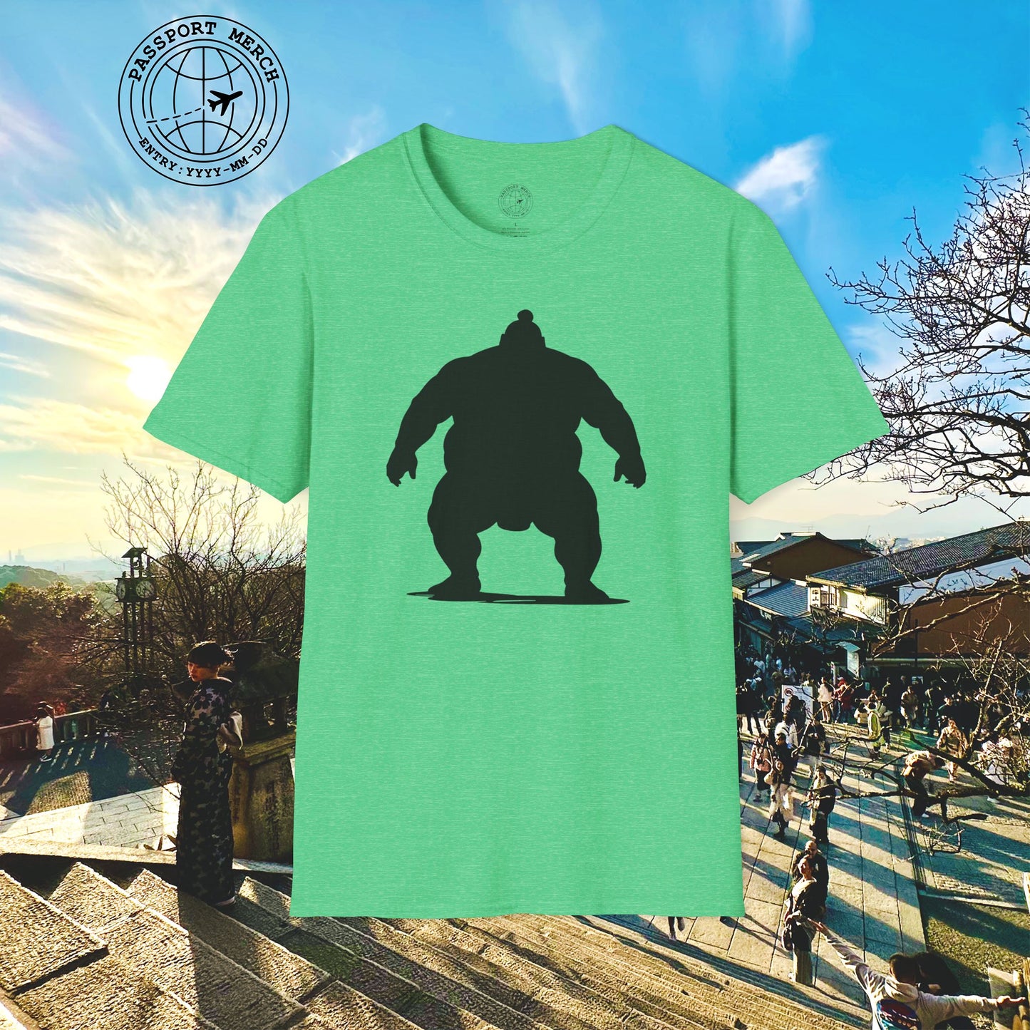Minimalist Sumo Silhouette, Japan T-Shirt
